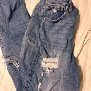 Hollister Light Blue Super Skinny High Rise Jeans